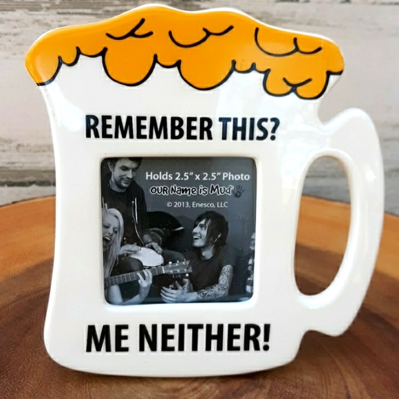 NWT ENESCO "OUR NAME IS MUD" CERAMIC FRAME - Picture 3 of 3